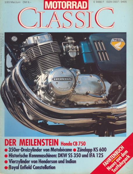 Motorrad Classic 1993 Heft 3