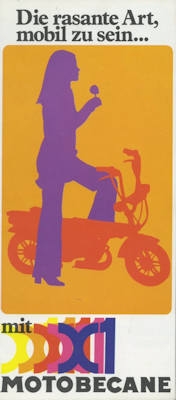 Motobecane Mofa X 1 brochure ca. 1972