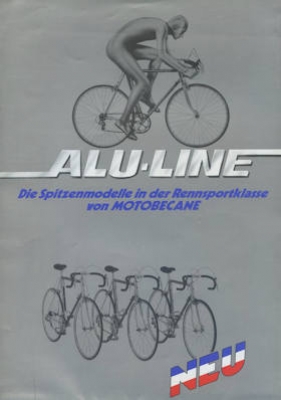 Motobecane Alu-Line Rennrad Prospekt ca. 1981