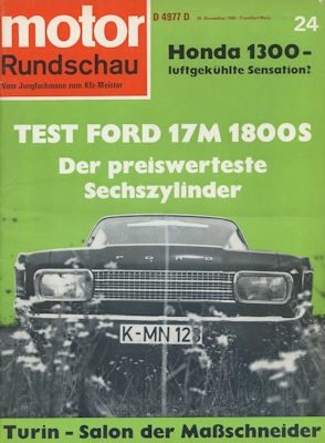 Motor Rundschau 1968 Heft 24