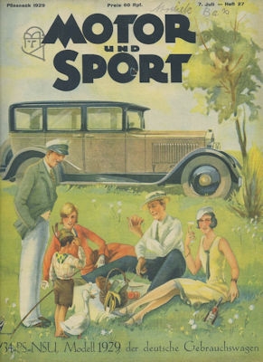 Motor & Sport 1929 No. 27