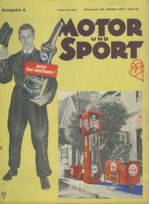 Motor & Sport 1930 Heft 43