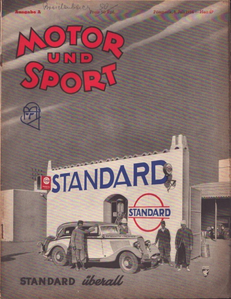 Motor & Sport 1934 Heft 27