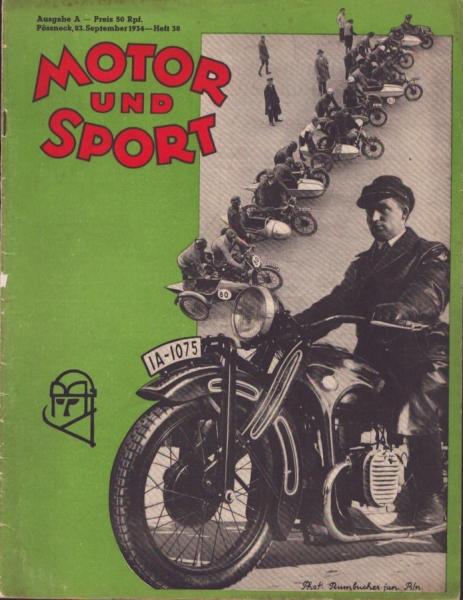 Motor & Sport 1934 Heft 38