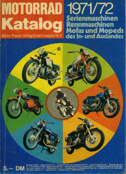 Motorrad Katalog 1971/72