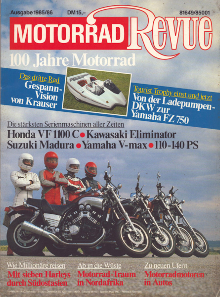 Motorrad Revue 1985/86