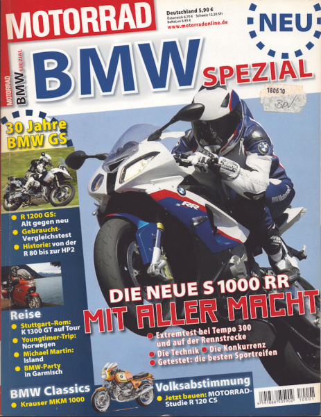 Motorrad BMW Spezial 2010