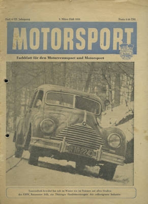 Motorsport 1953 March No. 4