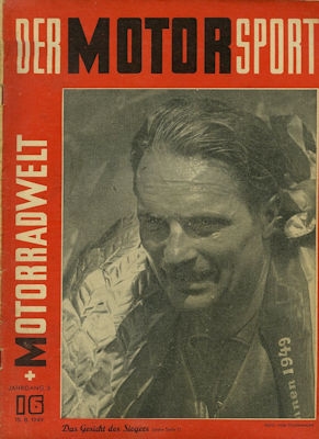 Der Motorsport + Motorradwelt 1949 Heft 16