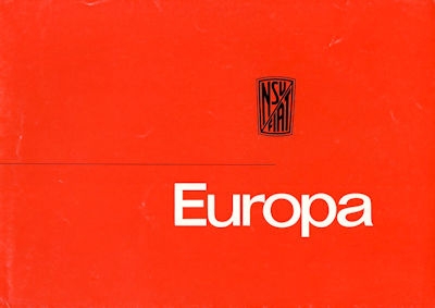 NSU-Fiat Europa Prospekt 12.1964