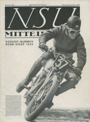 NSU Mitteilungen 1930 Nr. 96