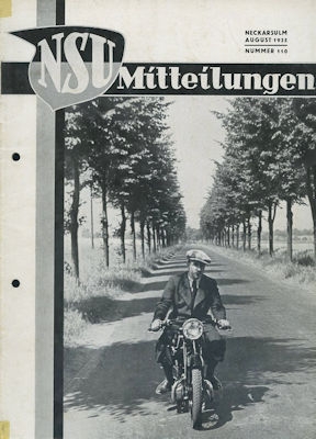NSU Mitteilungen 1935 Nr. 110