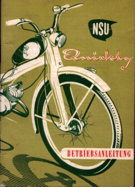 NSU Quickly Bedienungsanleitung 7.1955