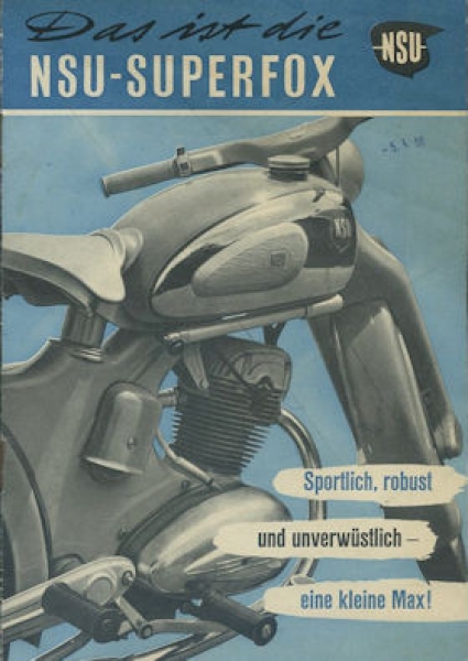 NSU Superfox Prospekt 1.1956