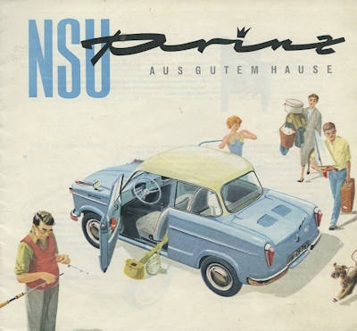 NSU Prinz I und II Prospekt 1958