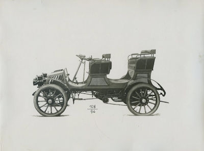 Nesselsdorfer Modell C Doppel-Phaeton Foto 1902