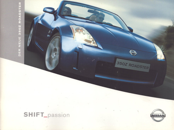 Nissan 350 Z Roadster Prospekt 3.2005