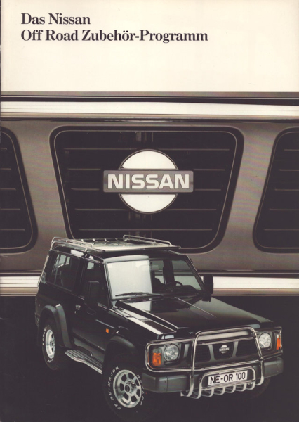 Nissan Off Road Zubehör Programm 4.1990