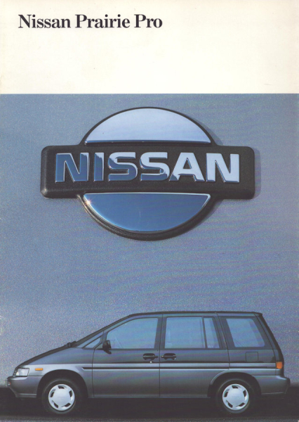 Nissan Prairie Pro Prospekt 6.1990