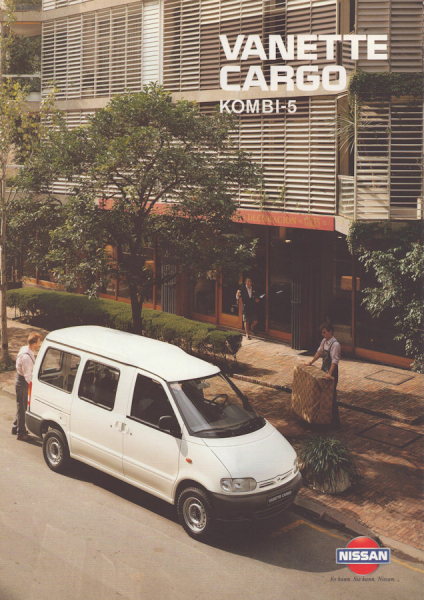 Nissan Vanette Cargo Kombi-5 Prospekt 10.1996