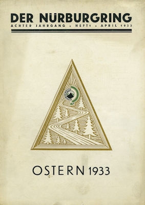 Der Nürburgring No.1 April 1933