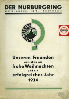 Der Nürburgring No.5 December 1933