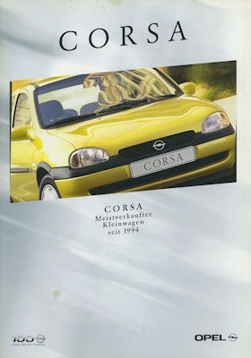 Opel Corsa brochure 11.1999