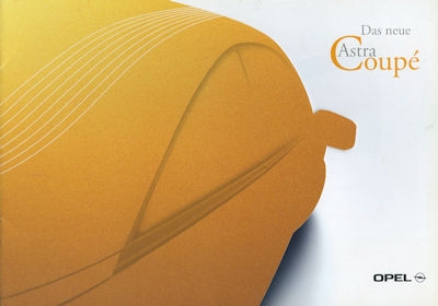 Opel Astra Coupé brochure 8.1999