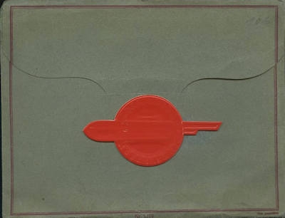 Opel Mappe für Fahrzeug-Papiere 1930er Jahre