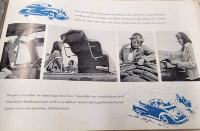 Opel Kapitän internes Prospekt ca. 1939