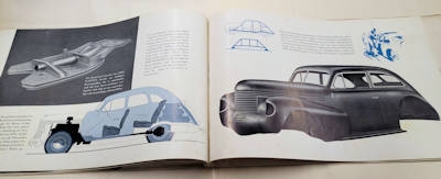 Opel Kapitän internes Prospekt ca. 1939