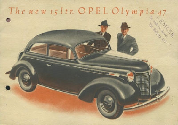 Opel Olympia Prospekt 1947