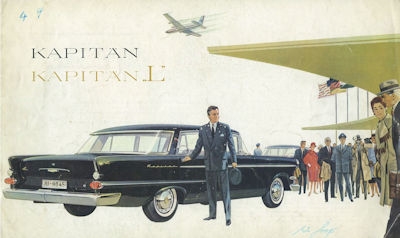 Opel Kapitän + L brochure 8.1959