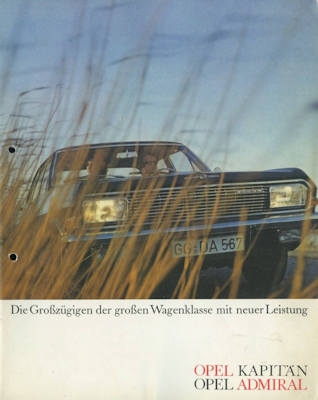 Opel Kapitän / Admiral Prospekt 8.1965