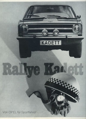 Opel Rallye Kadett B Prospekt 12.1966