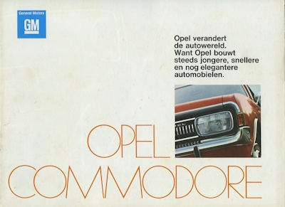 Opel Commodore Prospekt 1969 nl
