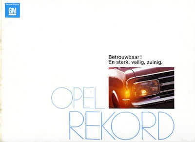 Opel Rekord C brochure 7.1971