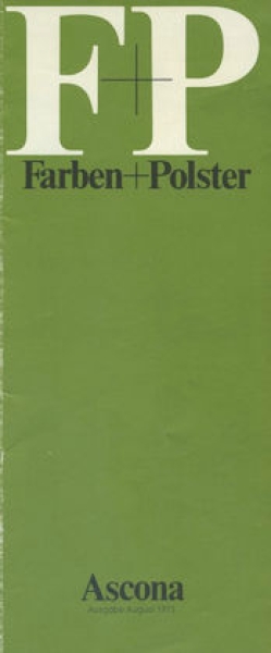 Opel Ascona Farben 8.1971