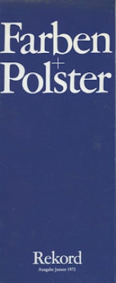 Opel Rekord D Farben 1.1972