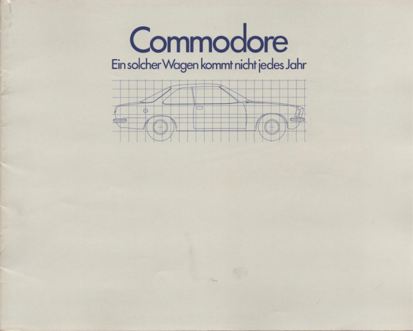 Opel Commodore Prospekt 8.1972