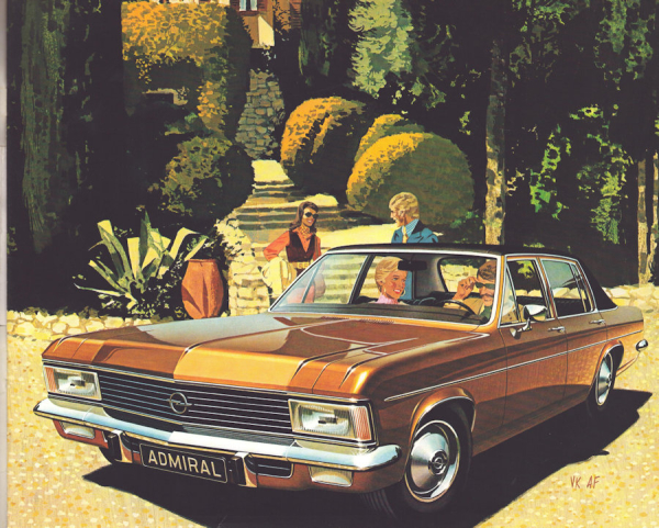 Opel Admiral Prospekt 9.1972