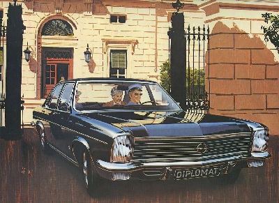 Opel Diplomat Prospekt 9.1972