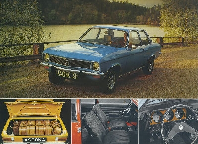 Opel Ascona Prospekt 8.1973