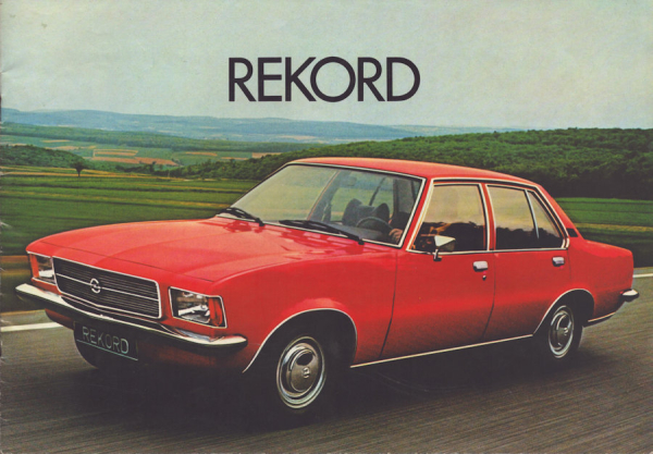Opel Rekord D Prospekt 10.1975