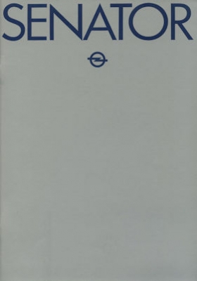 Opel Senator Prospekt 5.1978