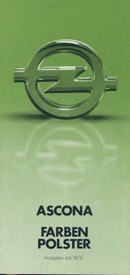 Opel Ascona B Farben 7.1978