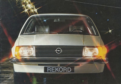 Opel Rekord E Prospekt 8.1978