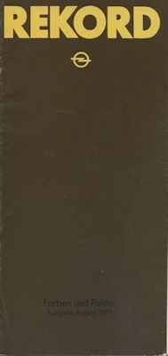 Opel Rekord E Farben 8.1979