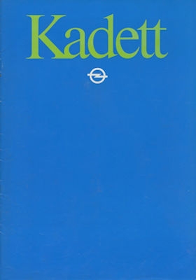 Opel Kadett D Prospekt 10.1981