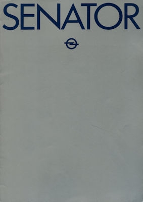 Opel Senator Prospekt 7.1981